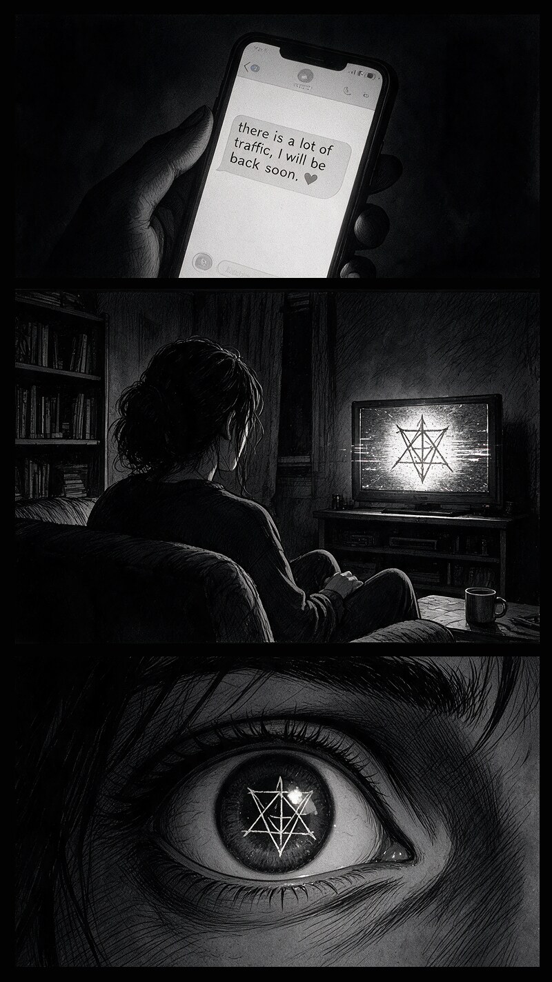 RED SMILE static — interactive horror toon by 27 Pictures